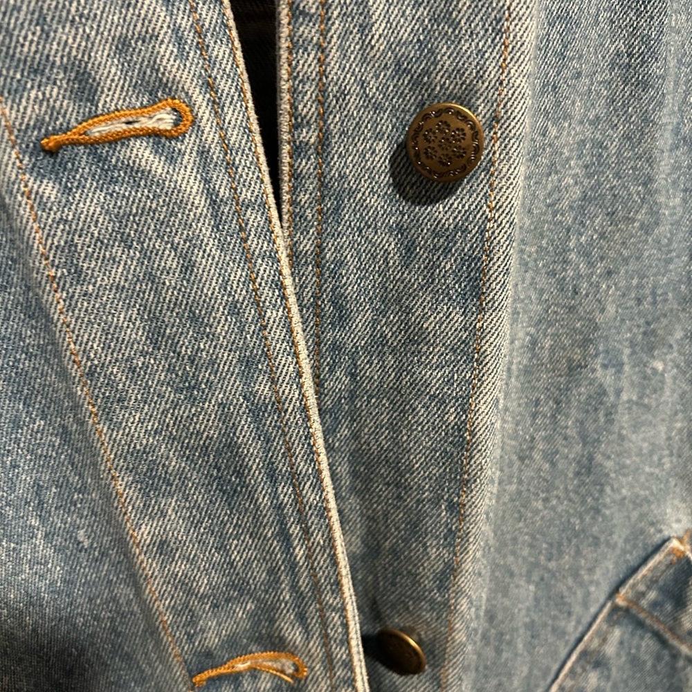 DENIM CHORE JACKET heavy duty high quality size Large - Picture 5 of 10